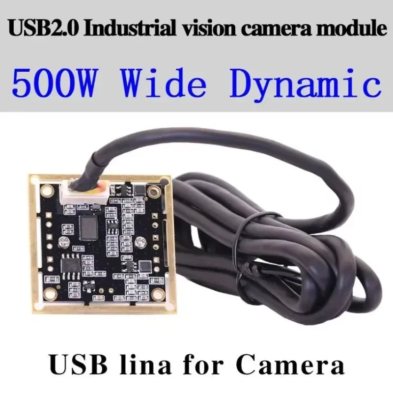 New New 5MP PS5520 38mm 2.8mm 105degree Wide Dynamic Backlight Distortionless Face Recognition USB Camera Module