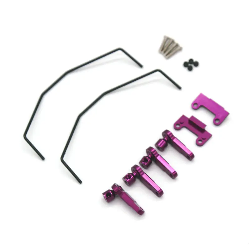 Wltoys-Ensemble de barres anti-roulis pour voiture télécommandée RC, accessoires de mise à niveau en métal, 144001, 144010, 124016, 124018, 124007, 124017, 124019