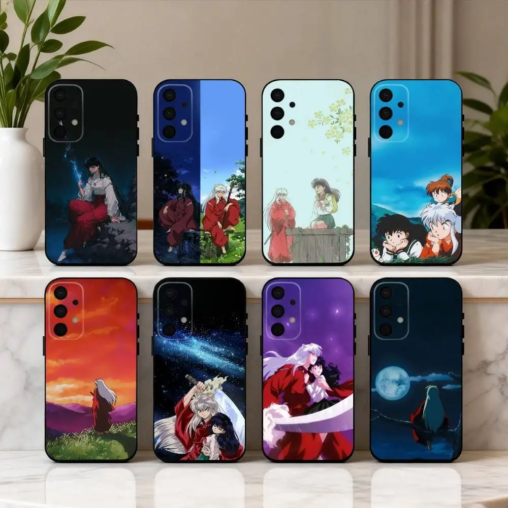 Action A-Anime Fantasy I-Inuyasha-A Movie  Phone Case For Samsung Galaxy A73,A72,A71,A70,A53,A52,A51,Soft Silicone Black Cover