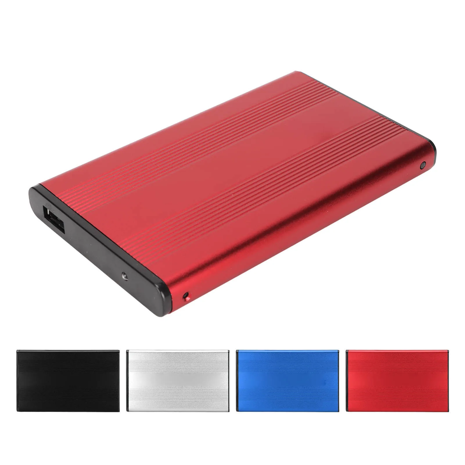 USB3.0 Hard Drive Case 5Gbps Transfer Rate Reasonable Structure HDD Enclosure with Aluminum Shell for Windows for OS X for Vista