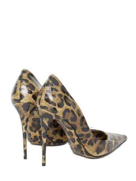 Hot selling Leopard Print Super High Heels In Europe and America, Slim Heel New Fashionable Women\'s Shoes