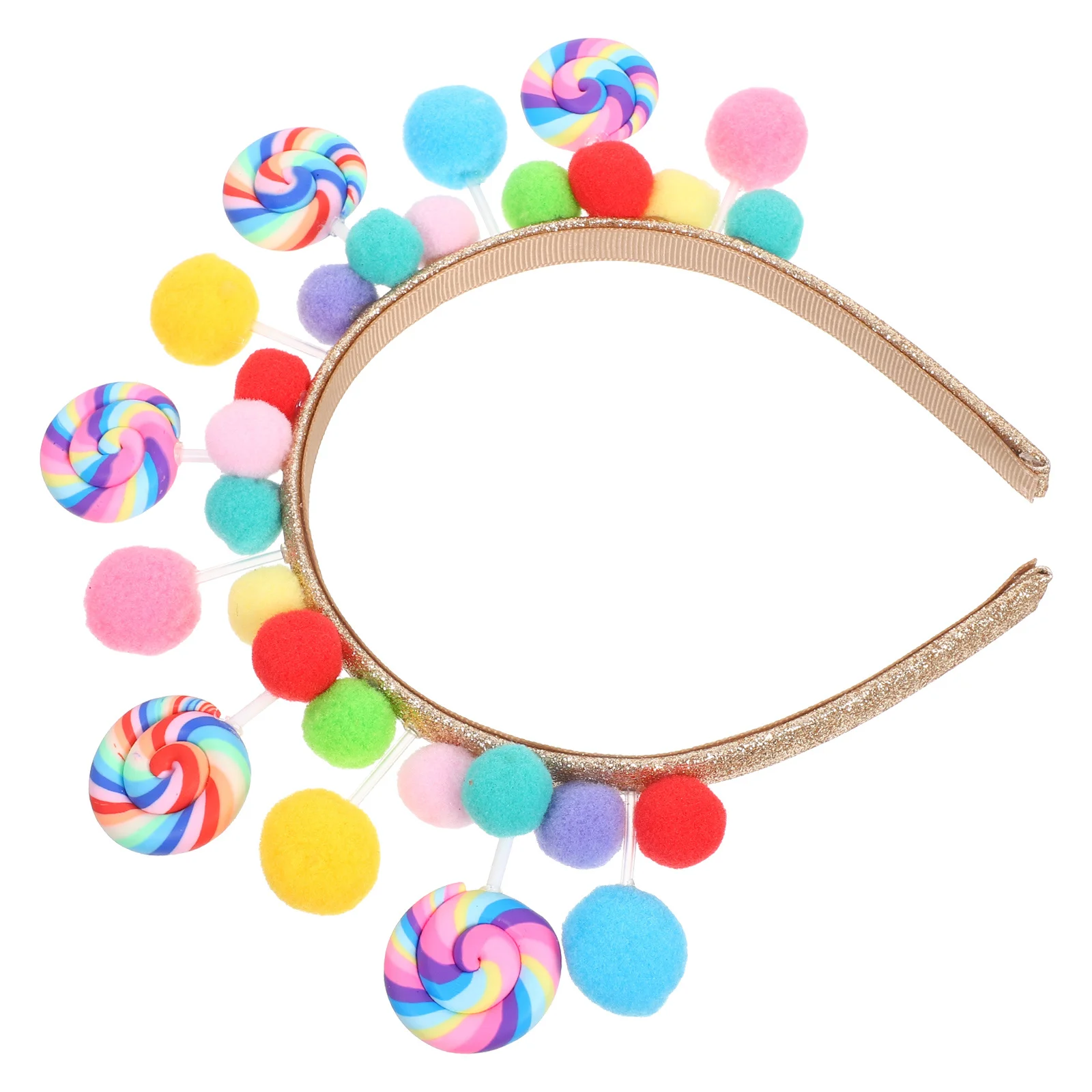 

Headband Cute Lollipop Design Lightweight Comfortable For Holiday Party Princess Hair Accessories Hairbands