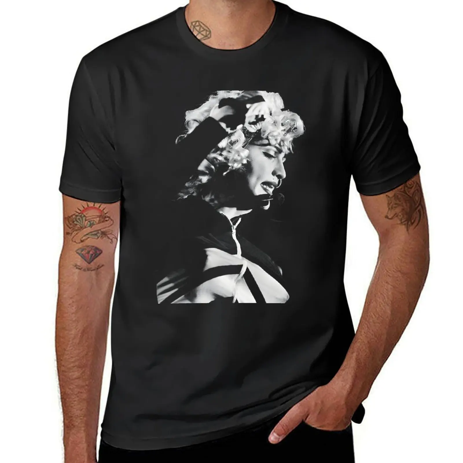 

Logo Singer Albums Music Classic Vintage Pop T-Shirt korean fashion Luxury man plain black t shirts men