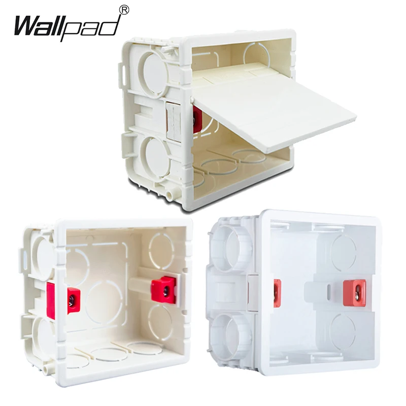 Switch Socket Box Electric Wallpad Mounting Cassette Junction Hidden Concealed Internal Mounting Wall Box Cassette Type 86mm