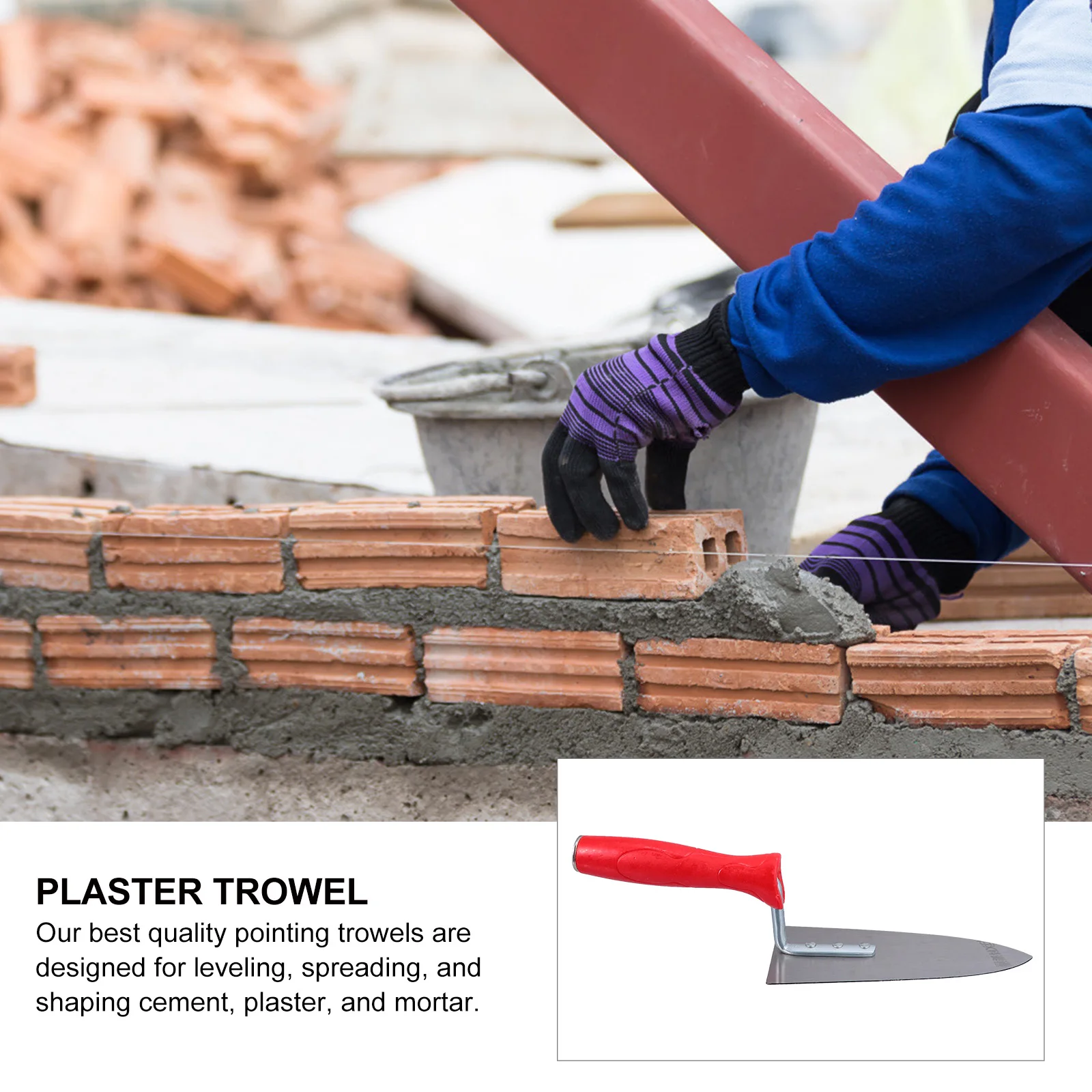 

Plastering Knife Durable Bricklaying Trowel Putty Cutter Non Stick Blades Pointing Tools Gauging Plaster Mortar Cement Scraper