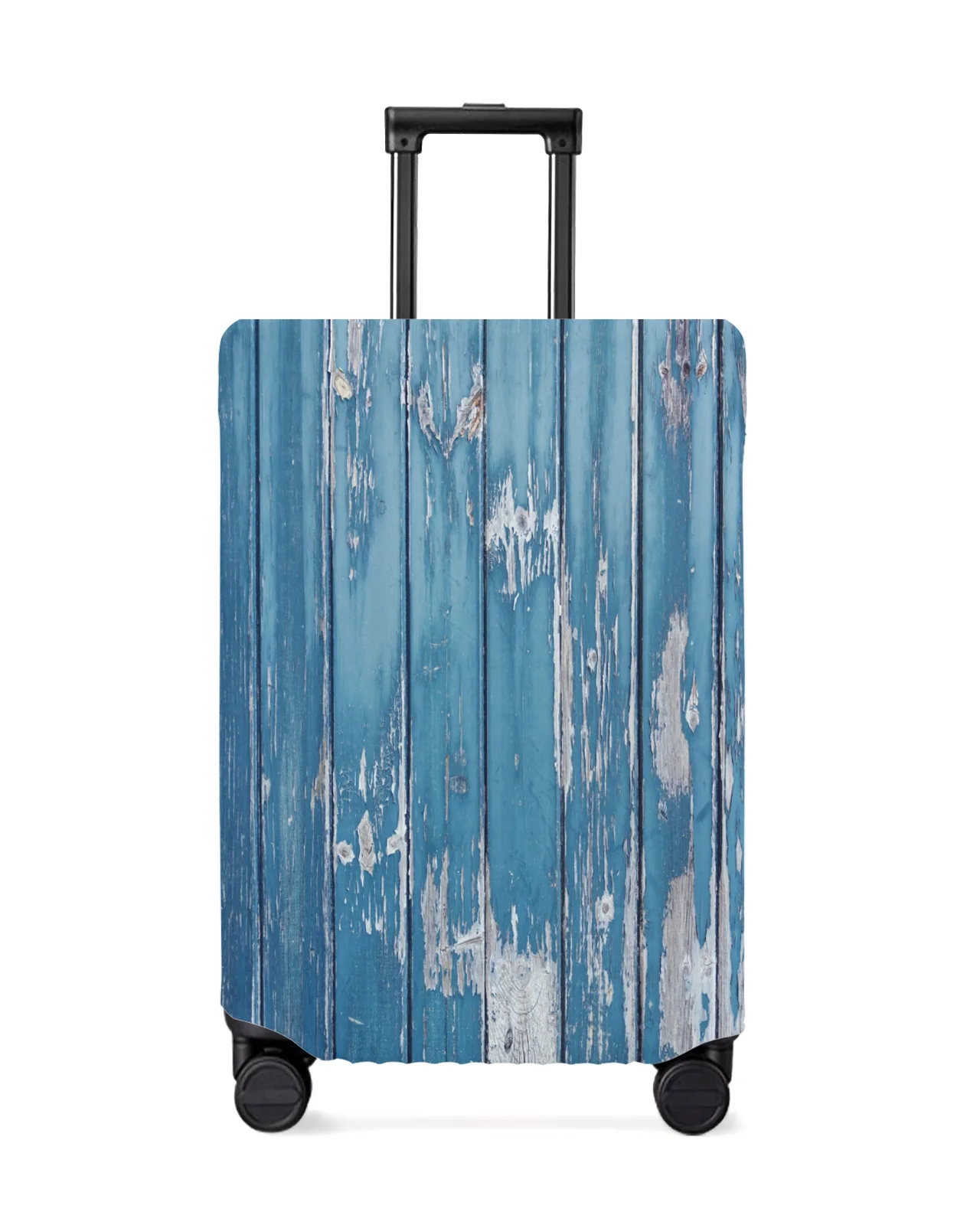 

Wood Grain Retro Shabby Travel Luggage Protective Cover for Travel Accessories Suitcase Elastic Dust Case Protect Sleeve