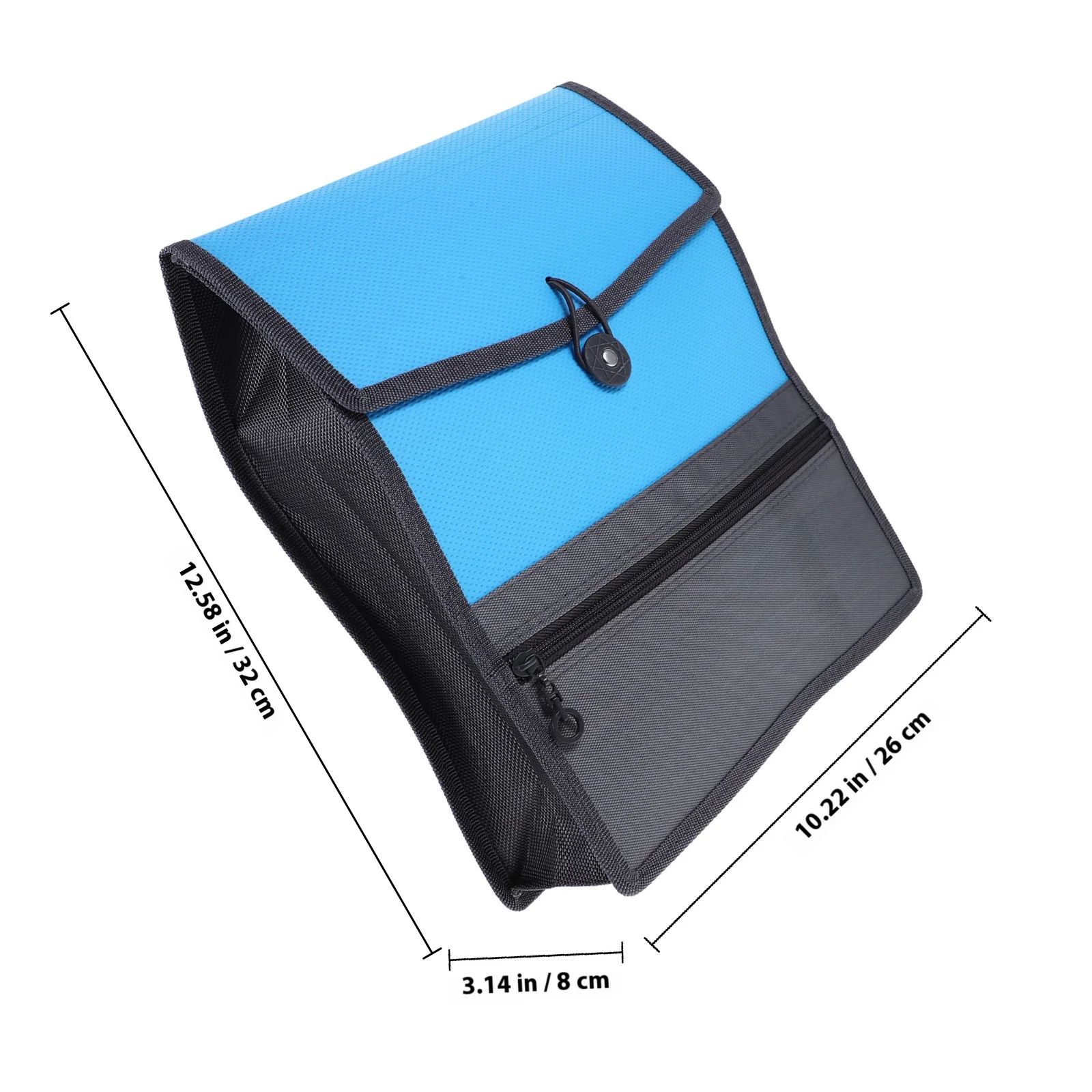 A4 Canvas Document Bag Large Capacity File Organizer Pouch Portable Wear Resistant Document Holder Money Bags with Zipper