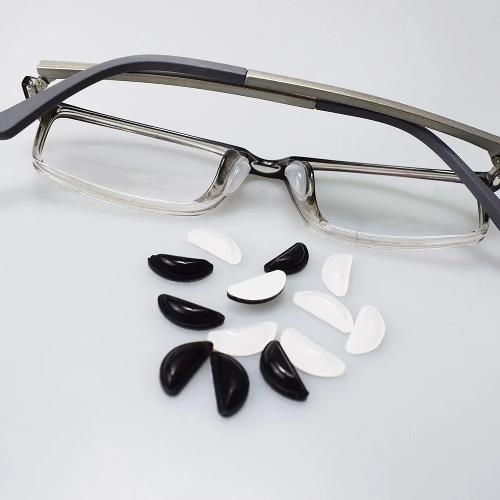 

10 Pairs Glasses Nose Cushions Small Pad Pads Silicone Eyeglass Accessory Plate Self-Adhesive