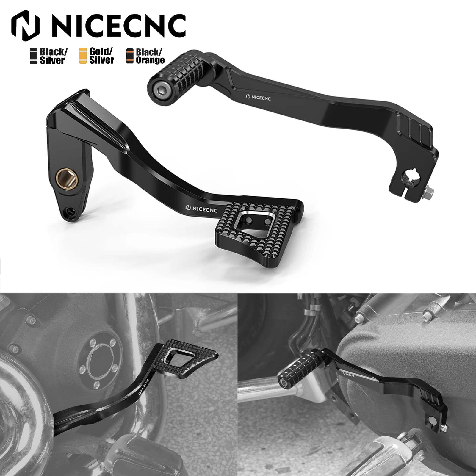 

For Harley Dyna Street Bob FXDB 2006-2012 Rear Brake Lever Gear Shift Lever Low Rider FXDL 1993-12 Fat Bob FXDF Super Glide FXD