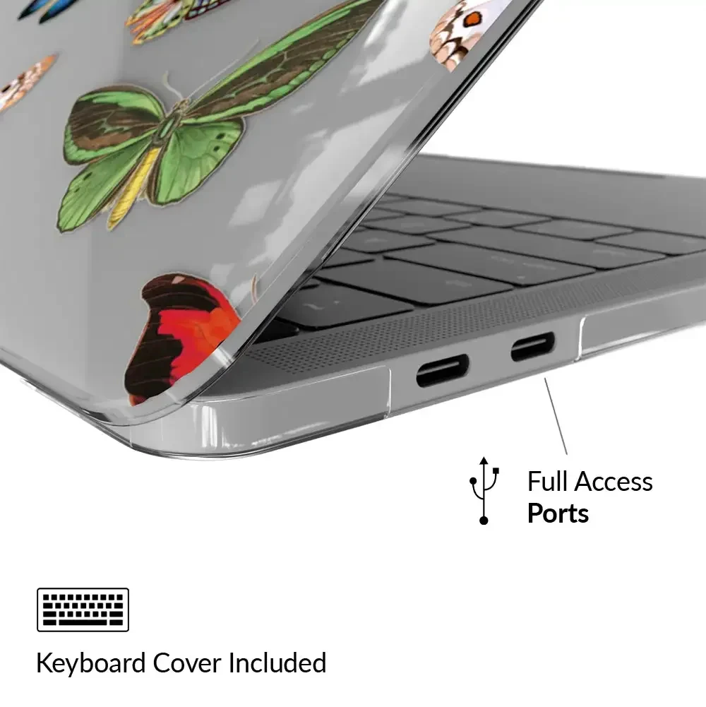 New Transparent Print Hard Shell Case For MacBook New Chip M1 Air 13 Pro 13 For Macbook New Pro 14 Pro 16 Air13.6 M2 Cover Case