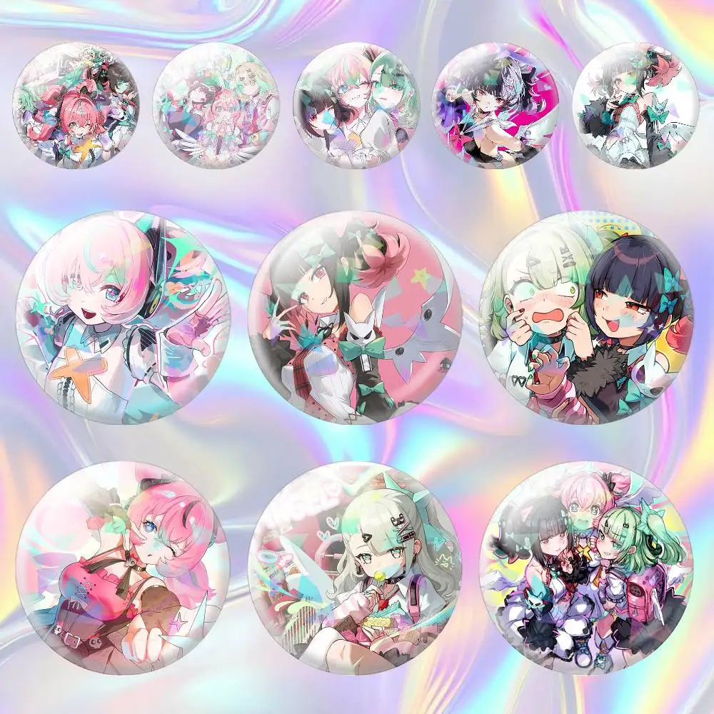angels of delusion zzz Sunna Aria nangong yu  75mm 44mm 25mm Brooch Backpack Hat Pins Accessories Toys Badge