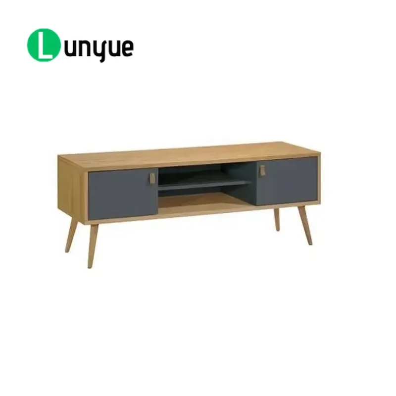 Modern MDF TV Stand Cabinet High Quality New Design Media Console Storage Locker for Living Room Bedroom Furniture Best Price