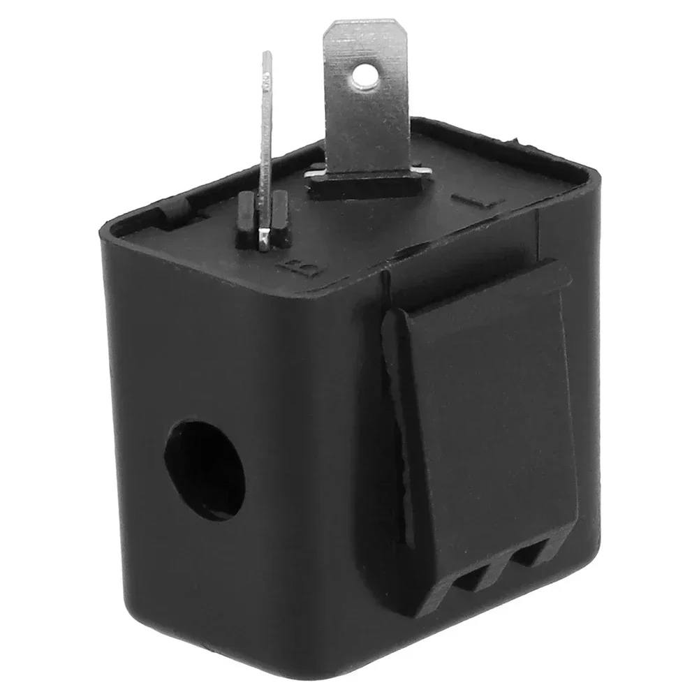 48 V 2Pin Motorcycle Blinker Adjustable LED Flasher Relay Turn Signal Indicator ABS Black For Electric Bikes Scooters Waterproof image 6
