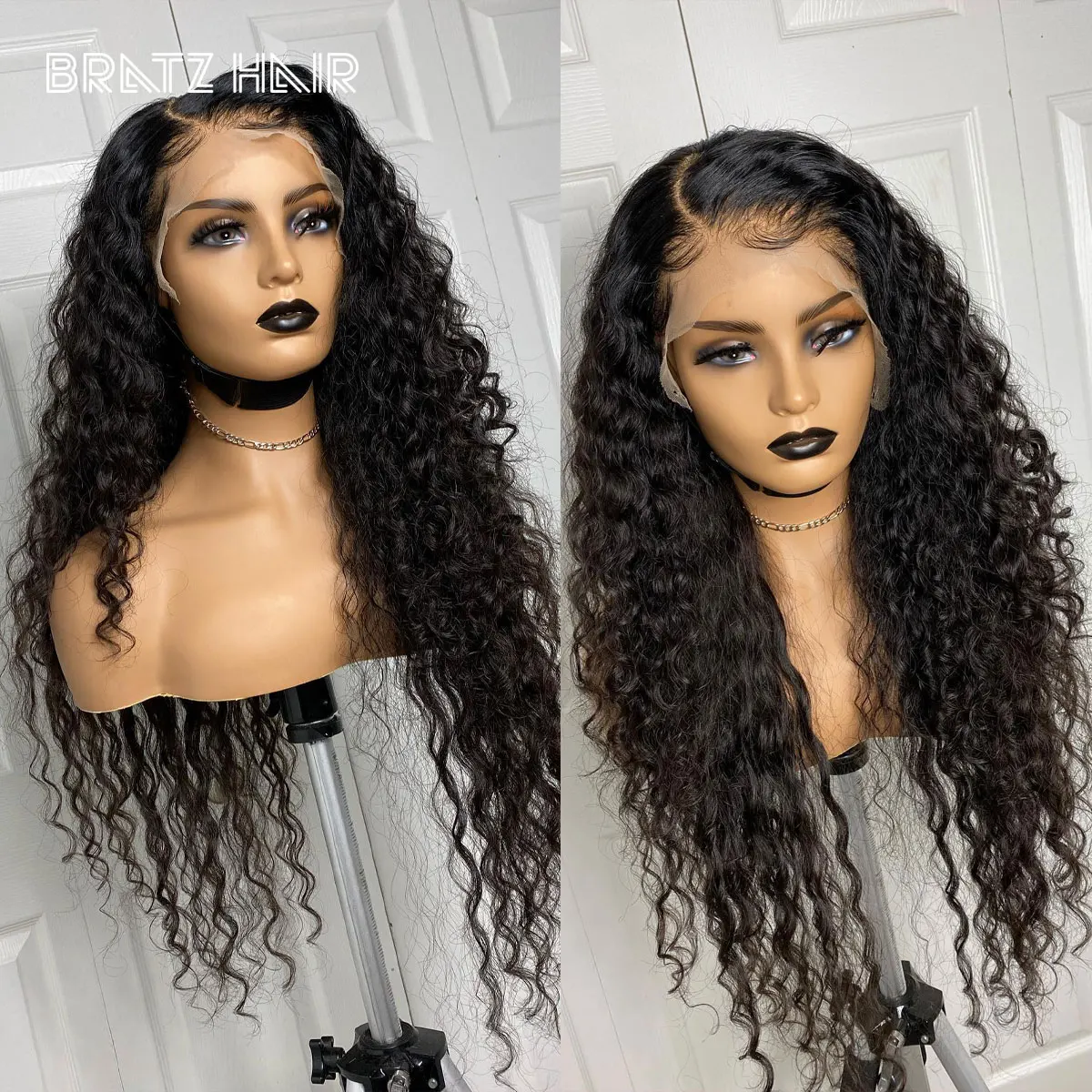 

180% Density 13x4 Frontal Wig Deep Wave 13x6 Transparent Lace Wigs for Woman 4x4 5x5 Pre-Plucked Closure Wig with Baby Hair