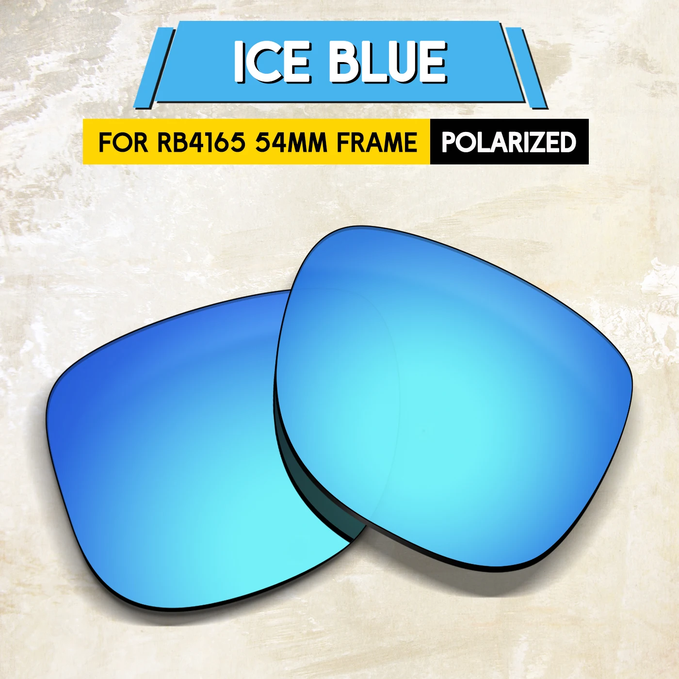 

Толщина сменных поляризационных линз 1,5 мм для солнцезащитных очков Ray-Ban RB4165, 54 мм, разноцветные