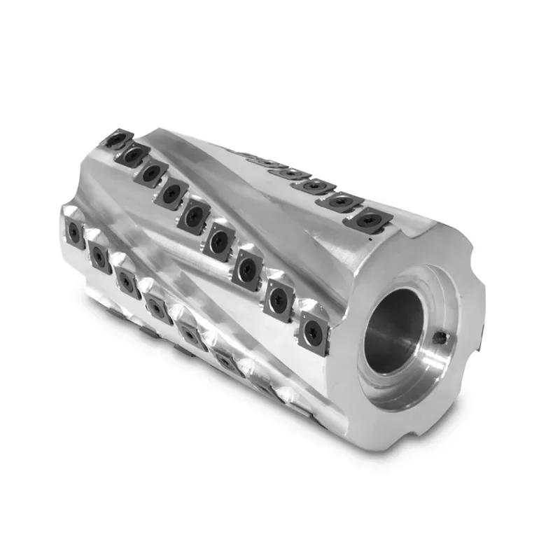 Woodworking Spiral Cutterhead for Shaving Machine Planer Cutter Cutterhead Moulder Spindle