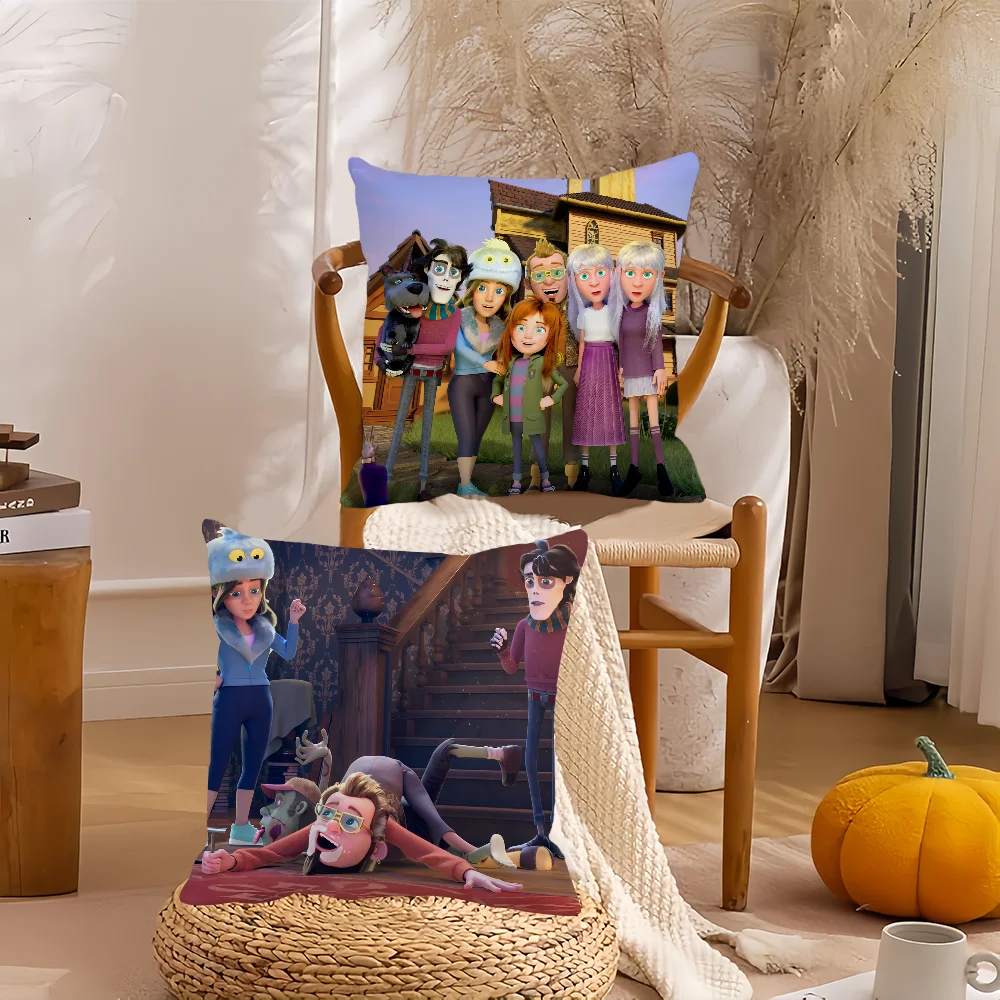 

Movie My Freaky Family Pillow Case Home Decoration Cushion Cover Suitable For Bedroom Car Office Sofa