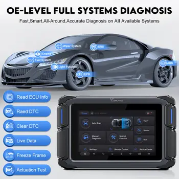 VDIAGTOOL VD70 Lite OBD2 automobilový skener, obousměrný diagnostický nástroj pro auto, programátor klíčů s 31+ reset DOIP, bezplatná aktualizace 8 nejlepší prodej počítačová myš Westrom - №7
