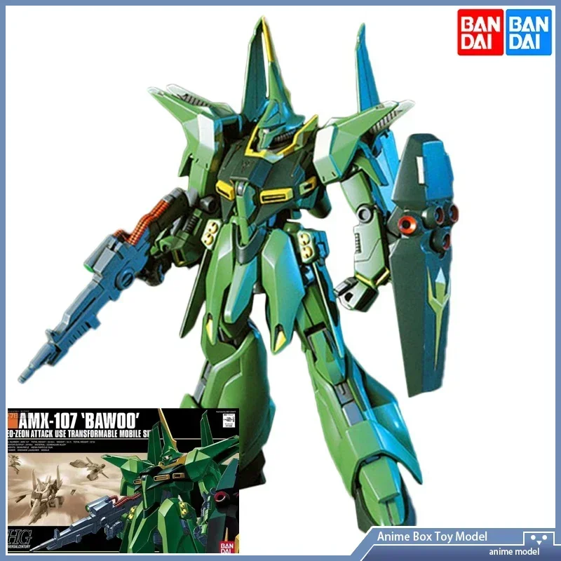 

Gundam Bandai HGUC 1/144 AMX 107 Bawoo Assembly Action Mech Original Product