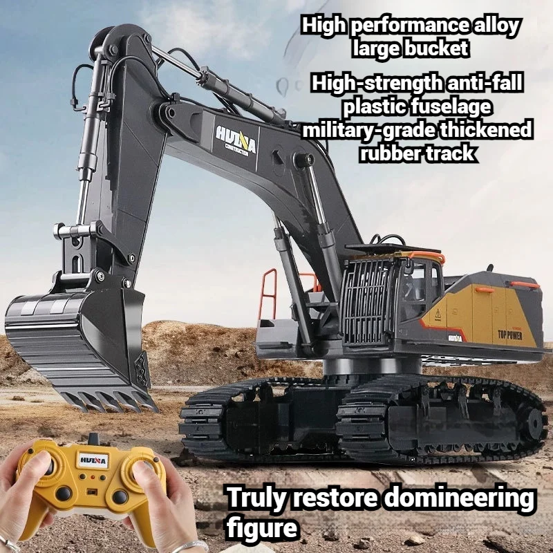 

Huina 592 22-канальный экскаватор из сплава с дистанционным управлением, имитация гусеничного экскаватора, инженерная модель автомобиля, детская игрушка в подарок