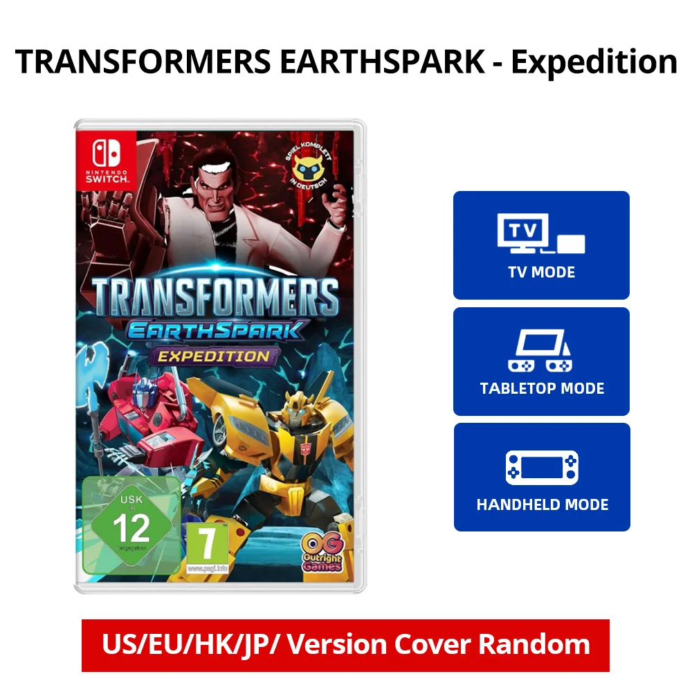 Nintendo – TRANSFORMERS EARTHSPARK – Expedition – EU-versie voor Nintendo Switch OLED Lite Game Card