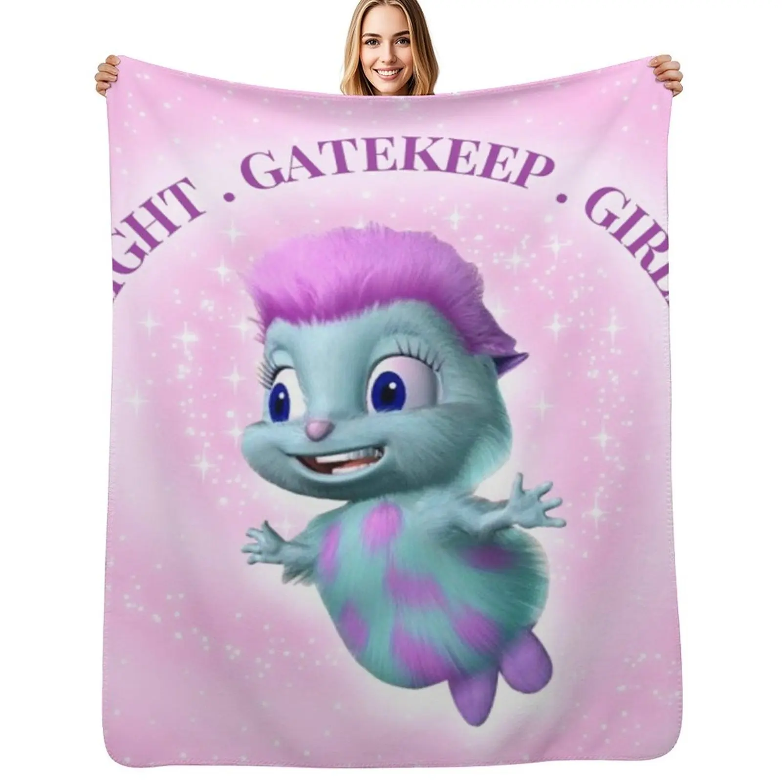 

Bibble's Beliefs Throw Blanket Personalized Gift Beach Cute Flannel Blankets