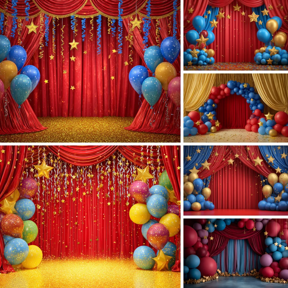 

Photography Background Glitter Curtain Mask Balloon Girl Birthday Party Cake Smash Portrait Decor Backdrop Photo Studio