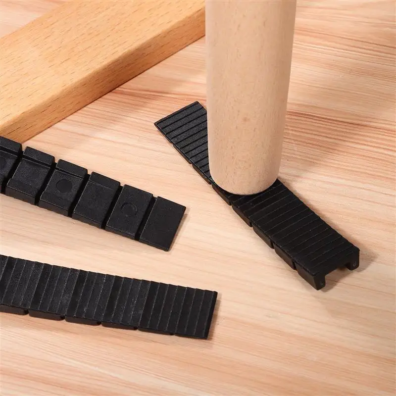 20 Pcs Working Table Furniture Level Spacers Leveling Shims Leveler Tool Toilet Feet Levelers For Uneven Floors Leg Pad Wedges