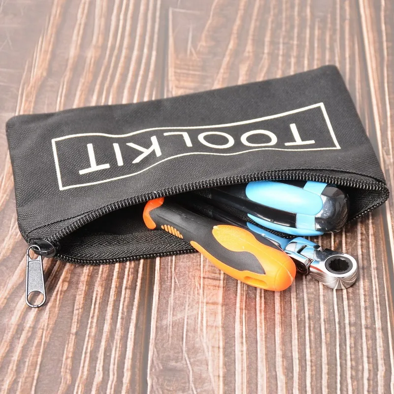 Zipper Canvas Oxford Hardware Toolkit Bag Waterproof Storage Organizer Multifunctional Portable Travel Bag Small Tool Bags