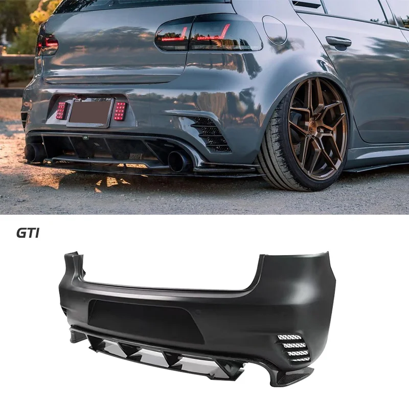 Parts Body  Rover style Rear Auto Body Systems Rear Car Bumper For VW golf 6 mk6 GTI 2008 2019 2010 2011 2012 