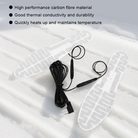 USB Heated Shoe Insoles Foot Warmer Film Electric Foot Warming Pad Winter Warm Insoles for Men and Women