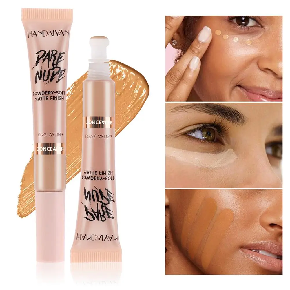 Mattes Gesicht Concealer lang anhaltende Abdeckung dunkle Kreise Öl modifizieren Concealer Foundation 8 Haut Akne Kontrolle flüssige Ton Poren k1b0