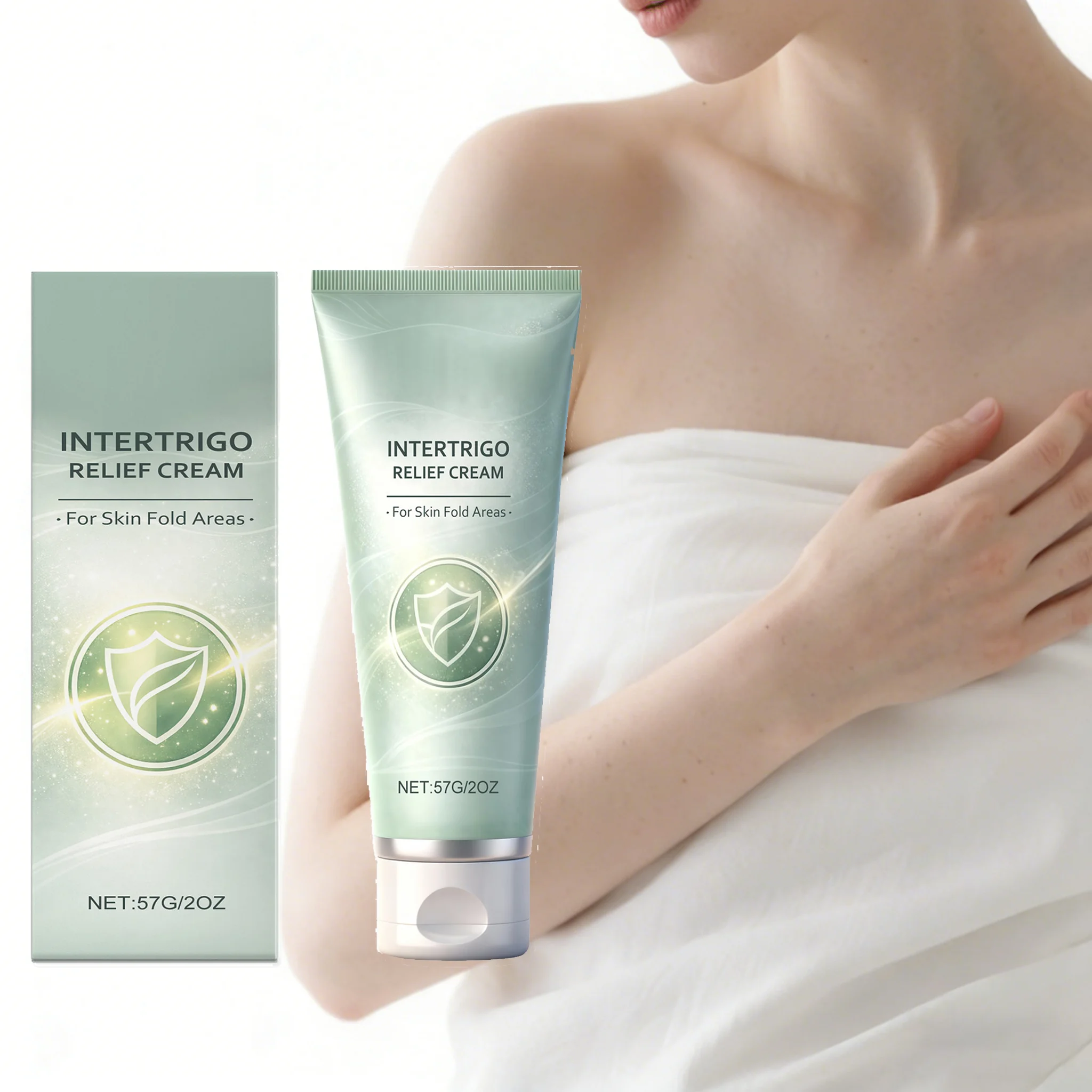 57g Intertrigo Relief Cream Soothing Skn Redness Lasting Moisturising Prevent Drying Non-Greasy Brighten Hydrating Body Lotion
