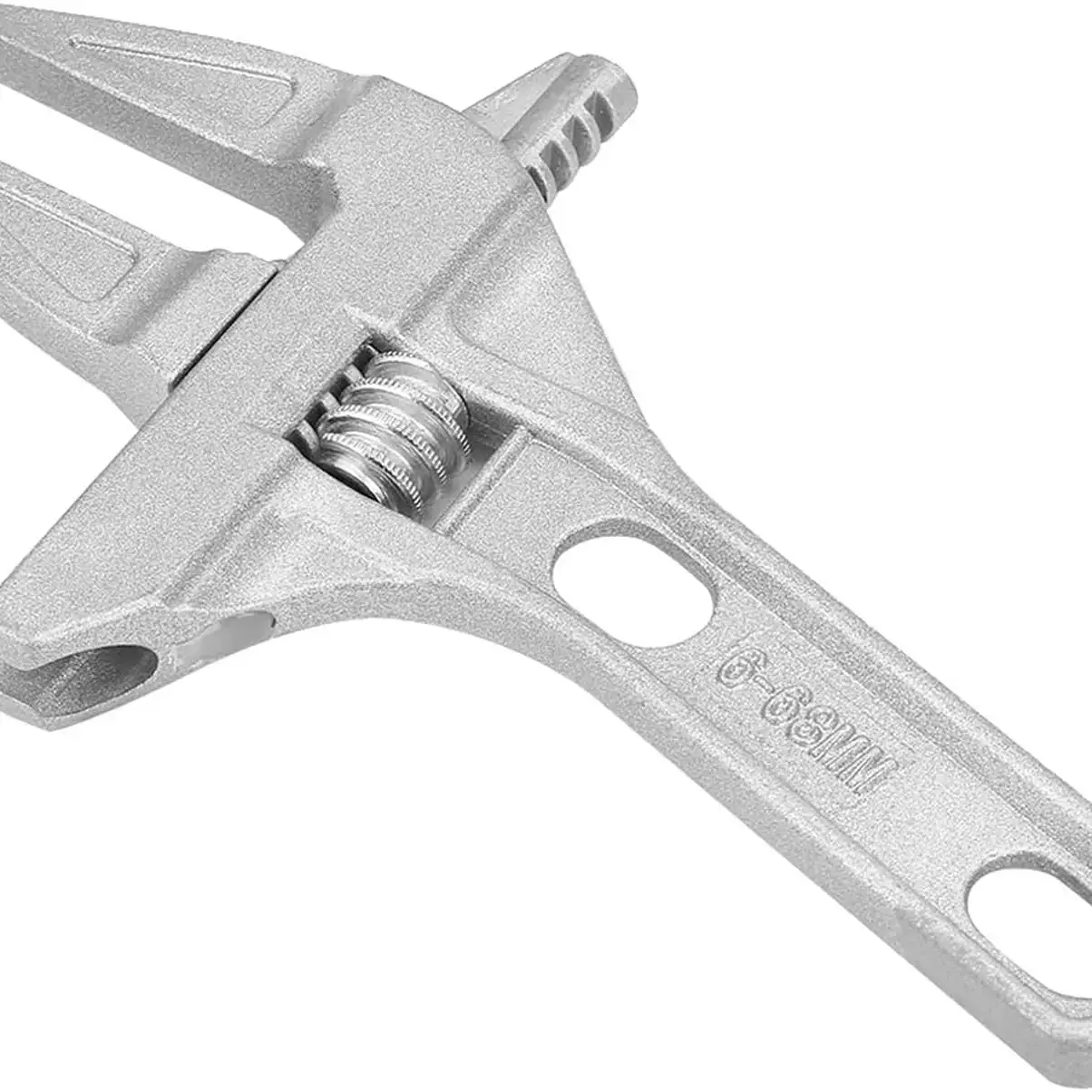 1PC16-68mm Universal Repair Set Bathroom Hand Tools Large Opening Pipe Wrench Nut Key Adjustable Spanner Bathroom Repair Tool