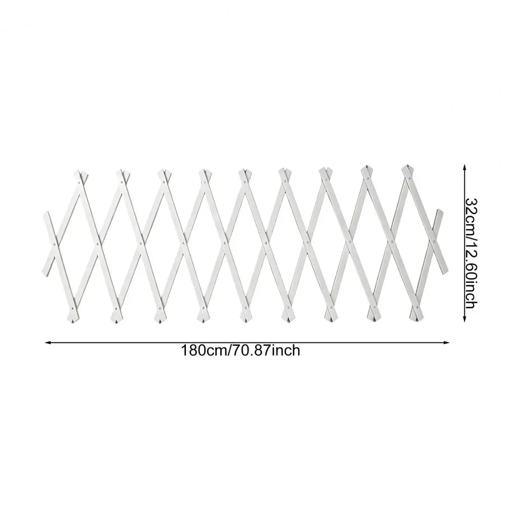 Expandable Wooden Fence Decorative Garden Fence Wood Expandable Garden Trellis Panel 70 X 12 Inch Plastic Fence for Climbing