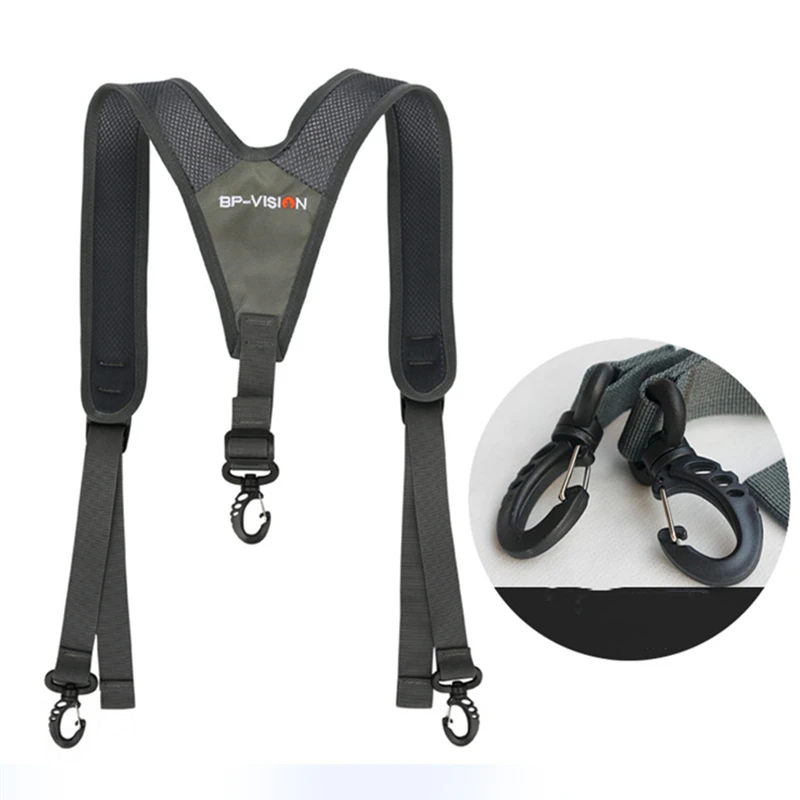 Hiking Strap Outdoor Camping Accessories Ergonomics Back Bear Polyamide Breathable Straps for Running Adjustable Buckle