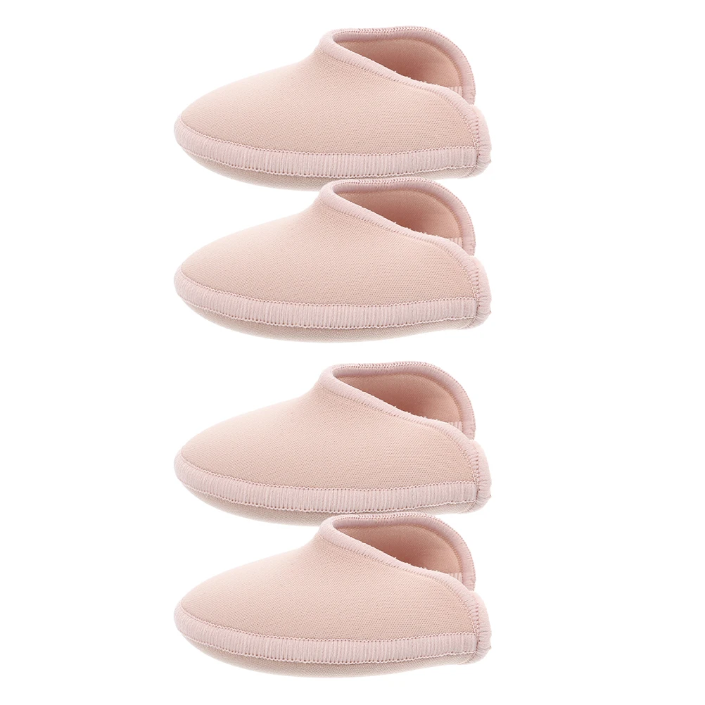

4pcs Toe Forefoot Pad Anti Slip Lightweight Knitted Ballet Dance Shoe Socks Protector Cushion SEBS Moisture Wicking Comfortable