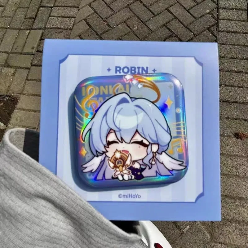 

Honkai Star Rail Peripheral Products Robin Sunday Square Badge Brooch Beautiful Exquisite Exclusive Design Present for Friend