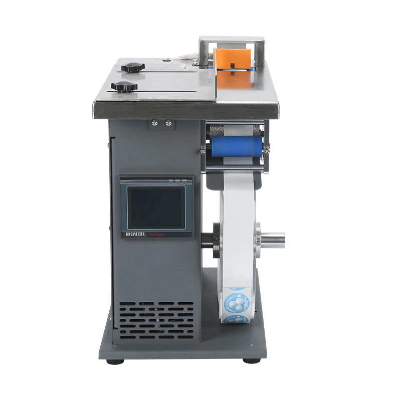 Factory Right Angle machine label sticker  Sealing And Packing Corner Labeling machine sticker box manual flat