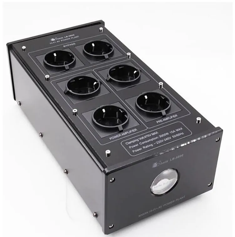 LB5600 European socket HIFi amplifier power purification filter EU power filter