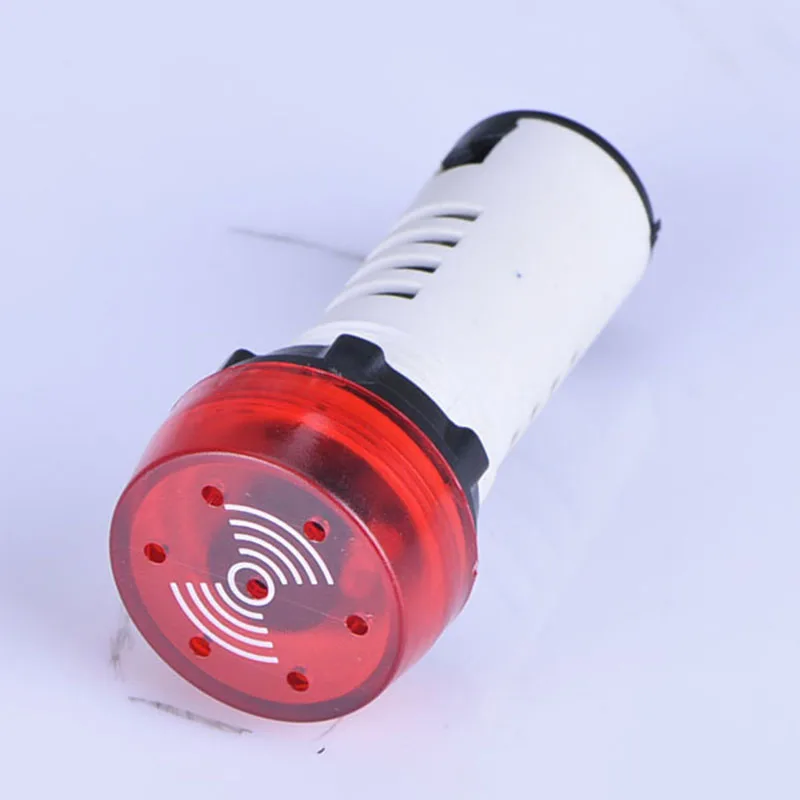 Pilot lamp AD16-22SM LED Indication Light Flash buzzer 220V  24V Flash Signal Light LED Active Buzzer Beep Alarm Indicator