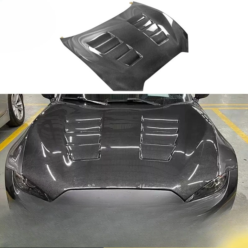 

Suitable for Mazda, carbon fiber hood modification, hood front cover