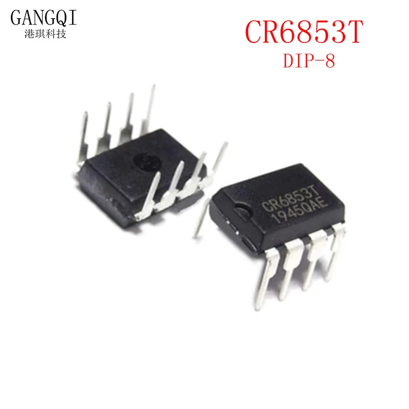 10Pcs/lot CR6853T DIP-8 CR6853 DIP8 new IC In Stock