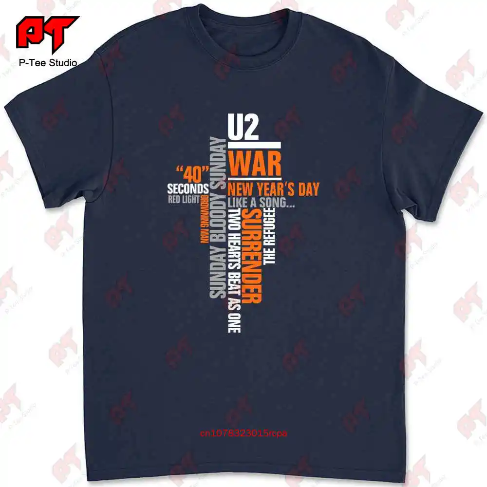 U2 War Album Bono Edge T-shirt 8CNG