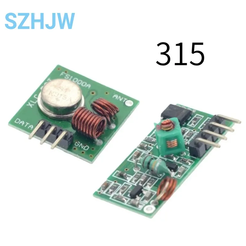 Wireless Receiver Module Super Regenerative Module Radio Transmitter Receiver Transmitter Receiver 433/315MHz Frequency
