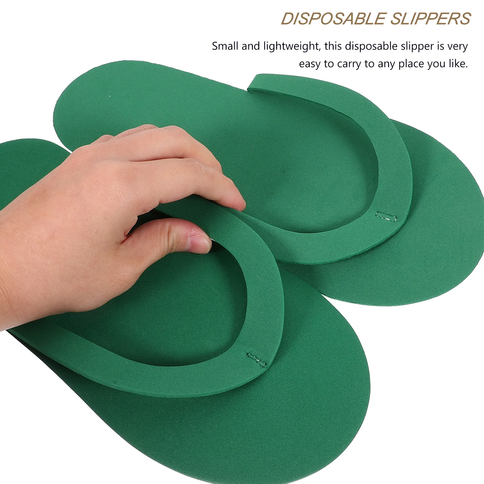 

24 Pairs Disposable Foam Pedicure Slippers Hotel Sandals Single Use Salon Footwear Travel Spa Manicure Shoes