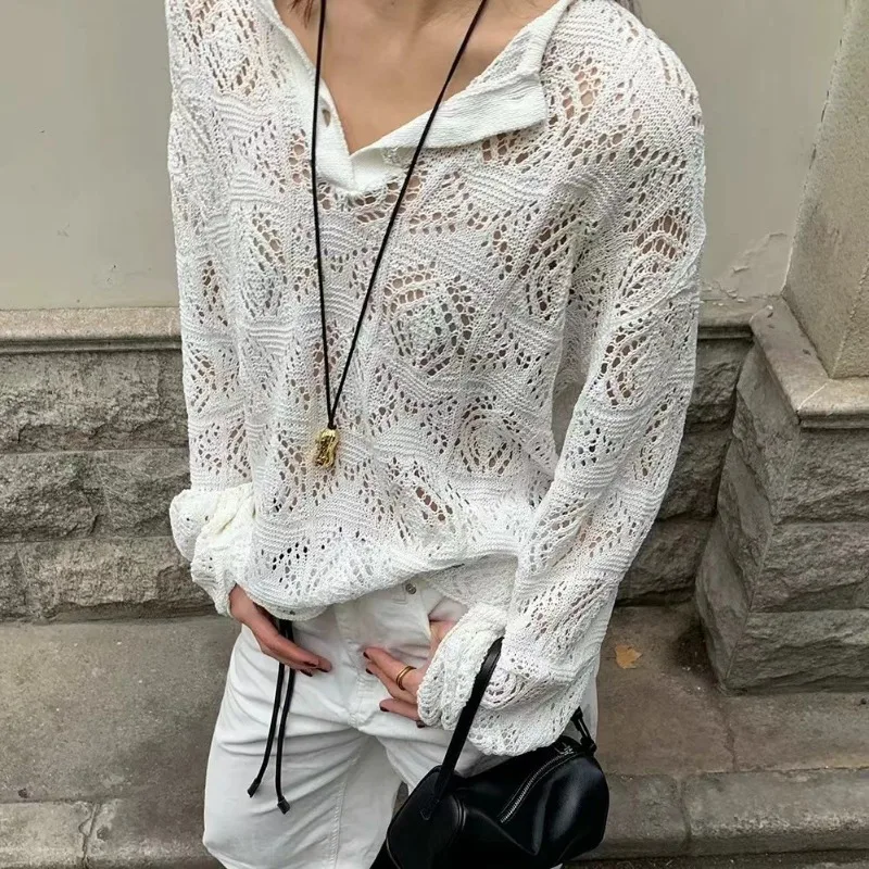 Good News Peanut Silver Pendant Necklace 2024 New Versatile Stylish High-end Sweater Chain Autumn and Winter Accessories