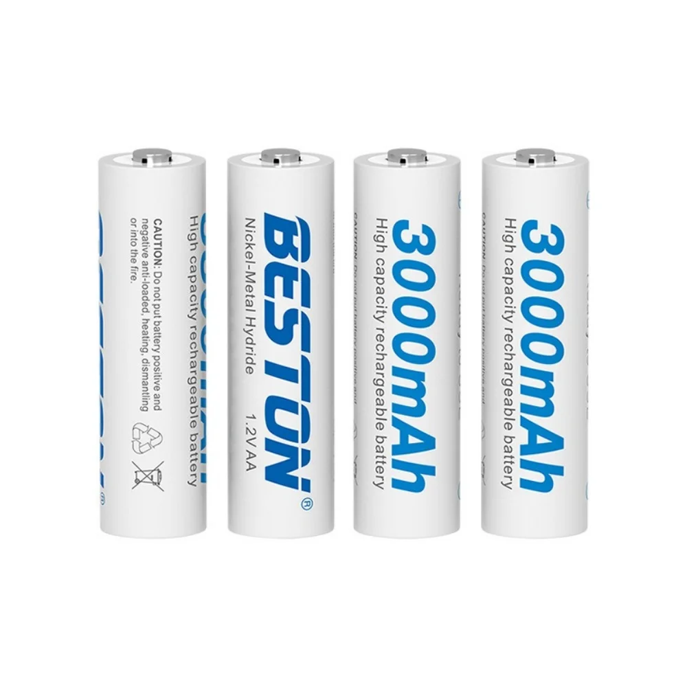 Baterías recargables AA 3000mAh con cargador para electrónica - imagen 5