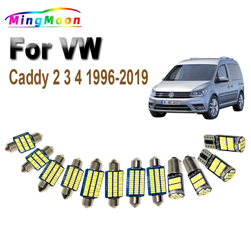 LED Bulb For VW Caddy II III IV 2 3 4 MK2 MK3 MK4 1996- 2014 2015 2016 2017 2018 2019 Interior Dome Trunk Light Kit Accessories