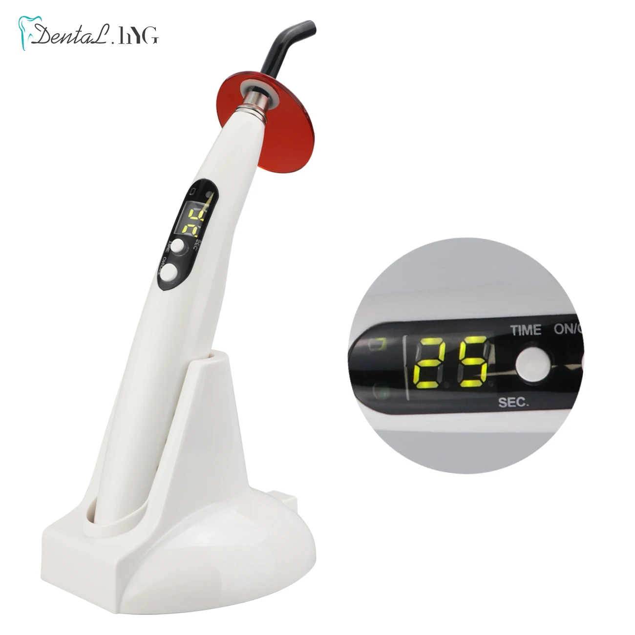 

110V-240V US/EU Plug Dental Wireless Curing Light Dentist Cordless LED.B Lamp Output Intensity 1200-1500mw/cm2